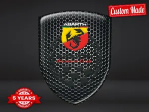 Fiat Abarth Printed Logo Stickers Pro Max Lasting Stylish